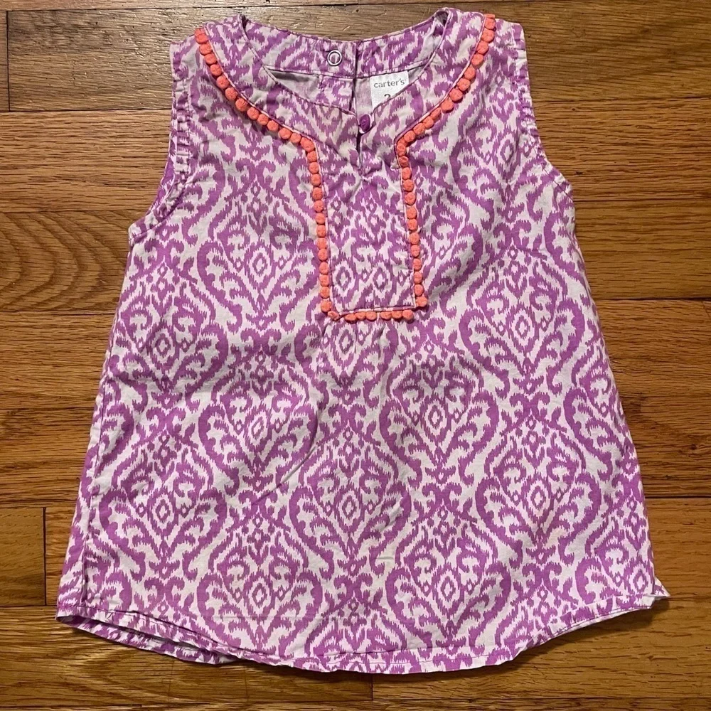 Carter’s | Purple Woven Tunic | 18 mo